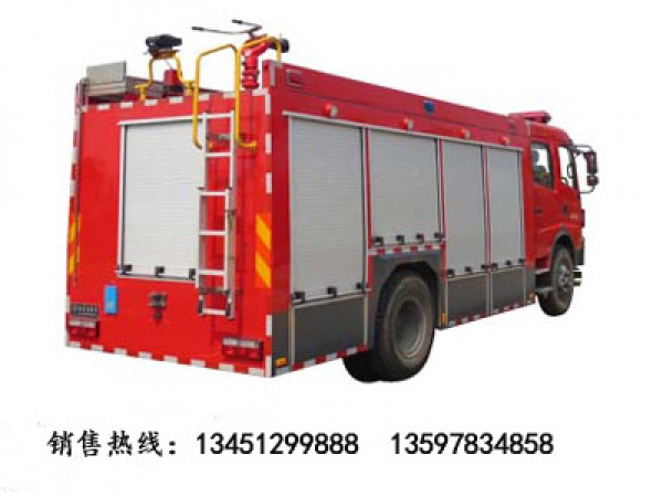 東風(fēng)153水罐(泡沫)消防車(chē)載液6噸(國(guó)五)